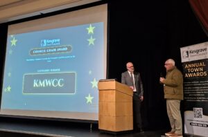 KWMCC Charity Chair Accepting Council's Chair's Award!