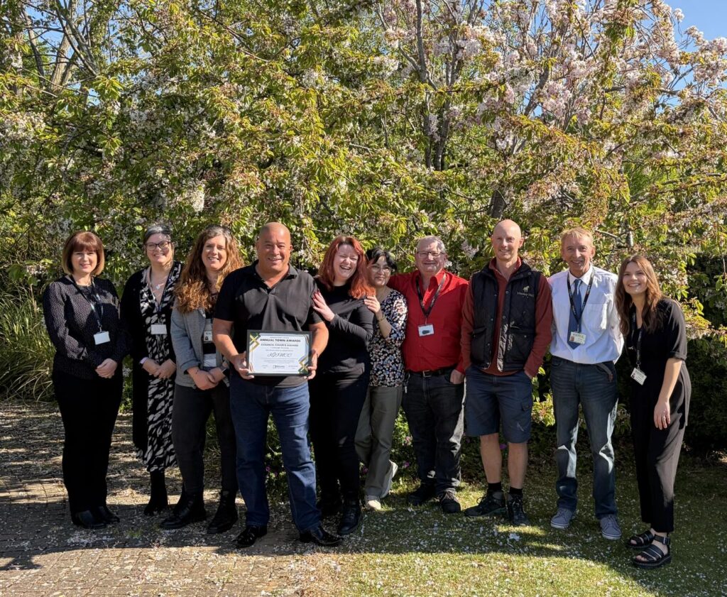 KWMCC Team photo with Kesgrave Council Chair's Award 2026