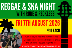 Rude and Reckless Reggae and Ska Night at KWMCC