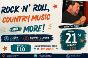 Rock and roll, country music and more with tim staff!